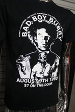 Load image into Gallery viewer, Bad Boy Bubby DIY punk flyer T-shirt