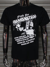 Load image into Gallery viewer, Flesh For Frankenstein Video Nasty DIY punk flyer T-shirt
