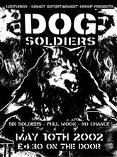 Load image into Gallery viewer, Dog Soldiers DIY punk flyer T-shirt
