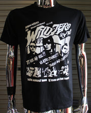 Load image into Gallery viewer, Wild Zero DIY punk flyer T-shirt