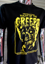 Load image into Gallery viewer, Night Of The Creeps DIY Punk Flyer T-shirt
