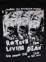 Load image into Gallery viewer, The Return Of The Living Dead DIY punk flyer T-shirt