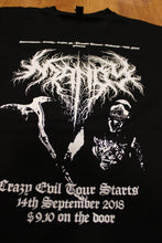 Load image into Gallery viewer, Mandy Crazy Evil Black Metal tour T-shirt