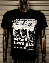 Load image into Gallery viewer, The Return Of The Living Dead DIY punk flyer T-shirt