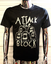Load image into Gallery viewer, Glow in the dark Attack The Block by Eris t-shirt