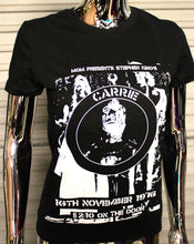 Load image into Gallery viewer, Women's Carrie DIY Punk Flyer t-shirt