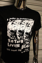 Load image into Gallery viewer, The Return Of The Living Dead DIY punk flyer T-shirt