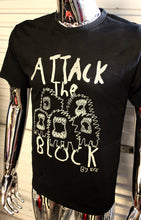 Load image into Gallery viewer, Glow in the dark Attack The Block by Eris t-shirt