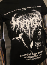 Load image into Gallery viewer, Women's Mandy Crazy Evil Black Metal tour t-shirt