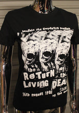 Load image into Gallery viewer, Women's The Return Of The Living Dead DIY punk flyer T-shirt
