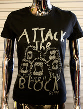 Load image into Gallery viewer, Women's Glow in the dark Attack The Block by Eris t-shirt