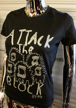 Load image into Gallery viewer, Women's Glow in the dark Attack The Block by Eris t-shirt