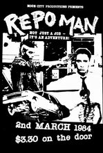 Load image into Gallery viewer, Women's Repo Man DIY Punk Flyer T-shirt