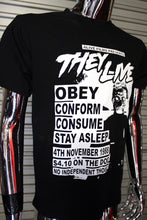 Load image into Gallery viewer, They Live DIY Punk Flyer T-shirt