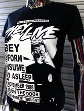 Load image into Gallery viewer, Women's They Live DIY Punk Flyer t-shirt
