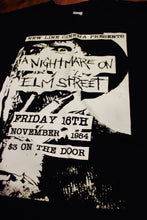 Load image into Gallery viewer, A Nightmare On Elm Street DIY punk flyer T-shirt