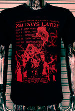 Load image into Gallery viewer, 28 Days Later DIY punk flyer  Red Print T-shirt
