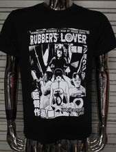 Load image into Gallery viewer, Rubber's Lover DIY punk flyer T-shirt
