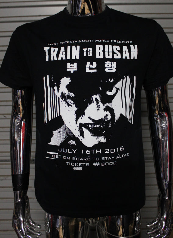 Train To Busan DIY punk flyer T-shirt