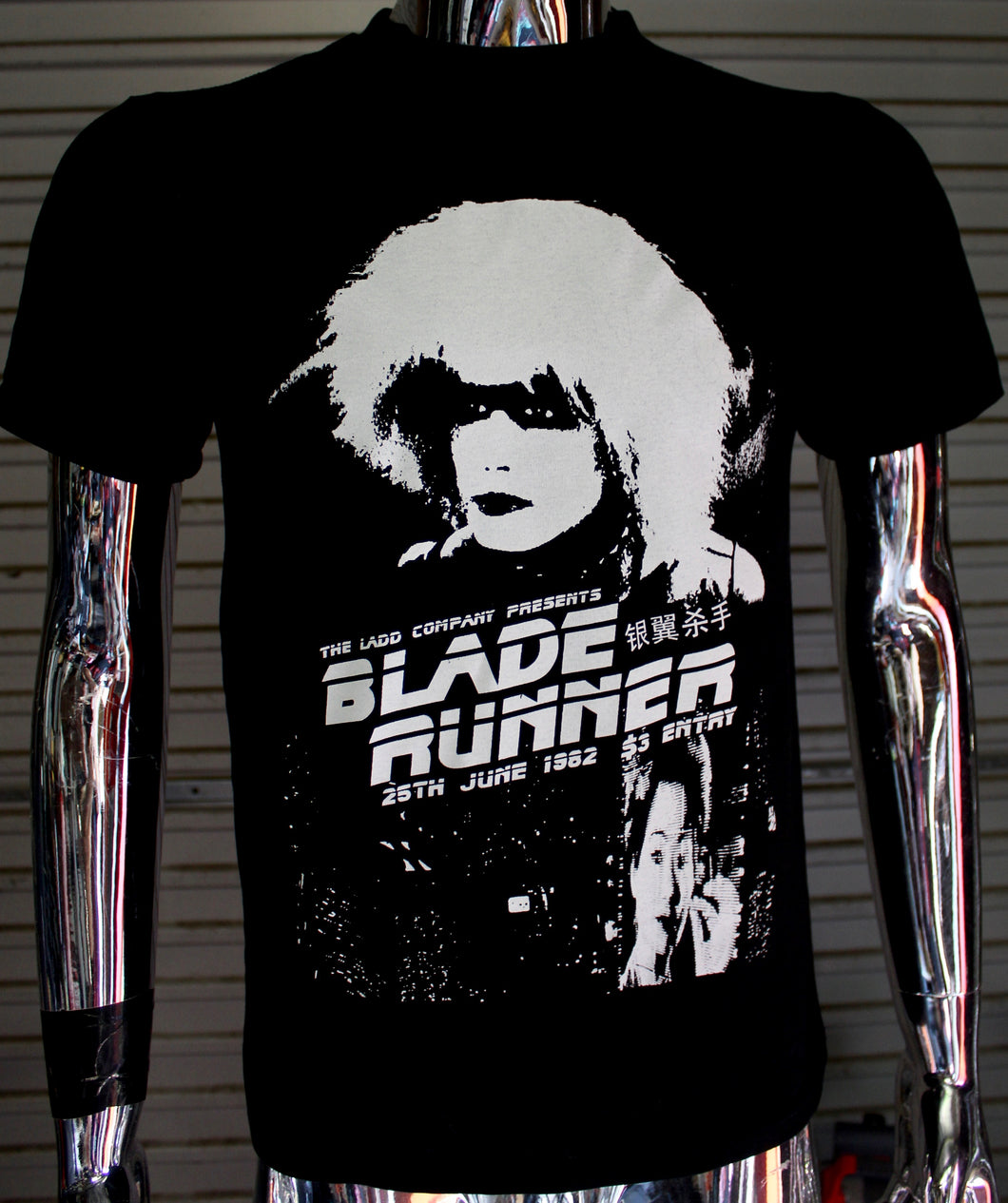 Blade Runner DIY punk/goth club flyer T-shirt