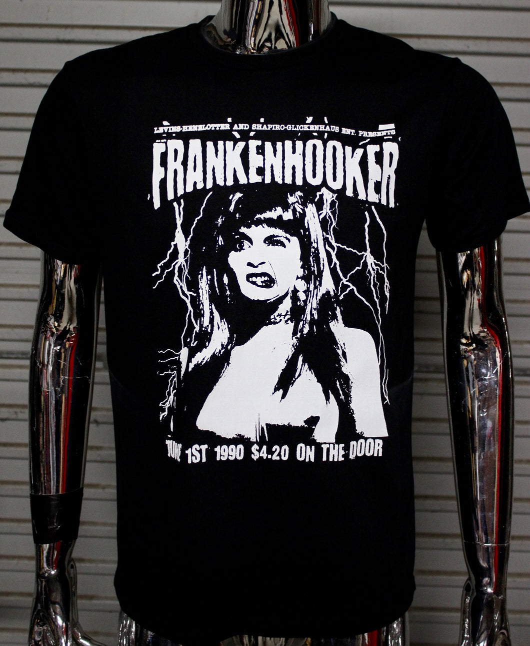 Frankenhooker DIY punk flyer T-shirt