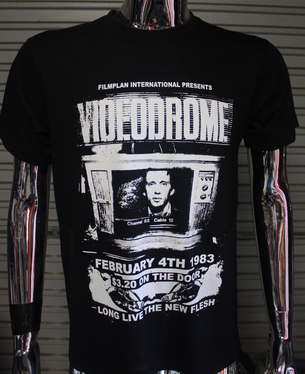 Videodrome DIY Punk Flyer T-shirt