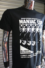 Load image into Gallery viewer, Maniac Cop DIY punk flyer T-shirt

