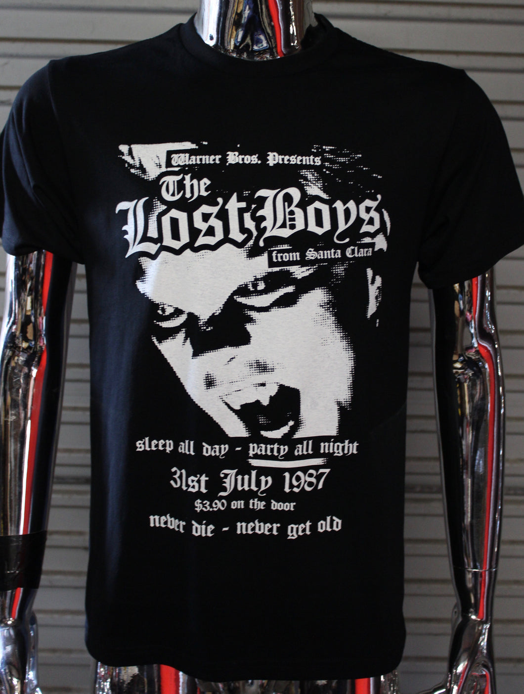 The Lost Boys DIY punk flyer T-shirt