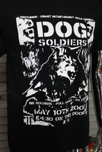 Load image into Gallery viewer, Dog Soldiers DIY punk flyer T-shirt
