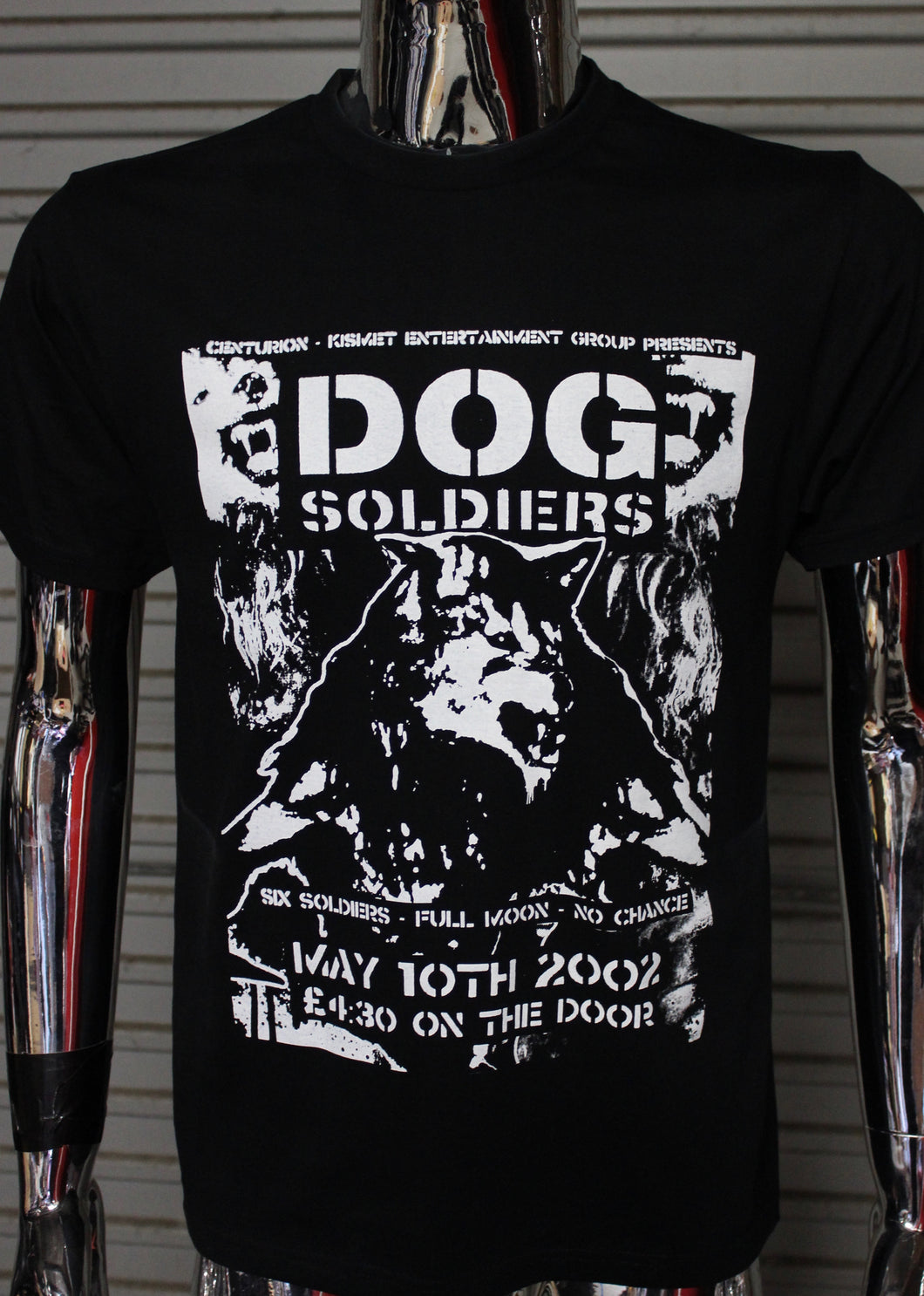 Dog Soldiers DIY punk flyer T-shirt