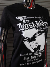 Load image into Gallery viewer, Women&#39;s The Lost Boys DIY Punk Flyer t-shirt
