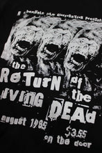 Load image into Gallery viewer, Women&#39;s The Return Of The Living Dead DIY punk flyer T-shirt
