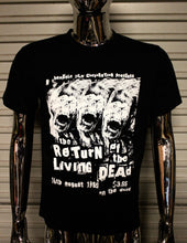 Load image into Gallery viewer, The Return Of The Living Dead DIY punk flyer T-shirt
