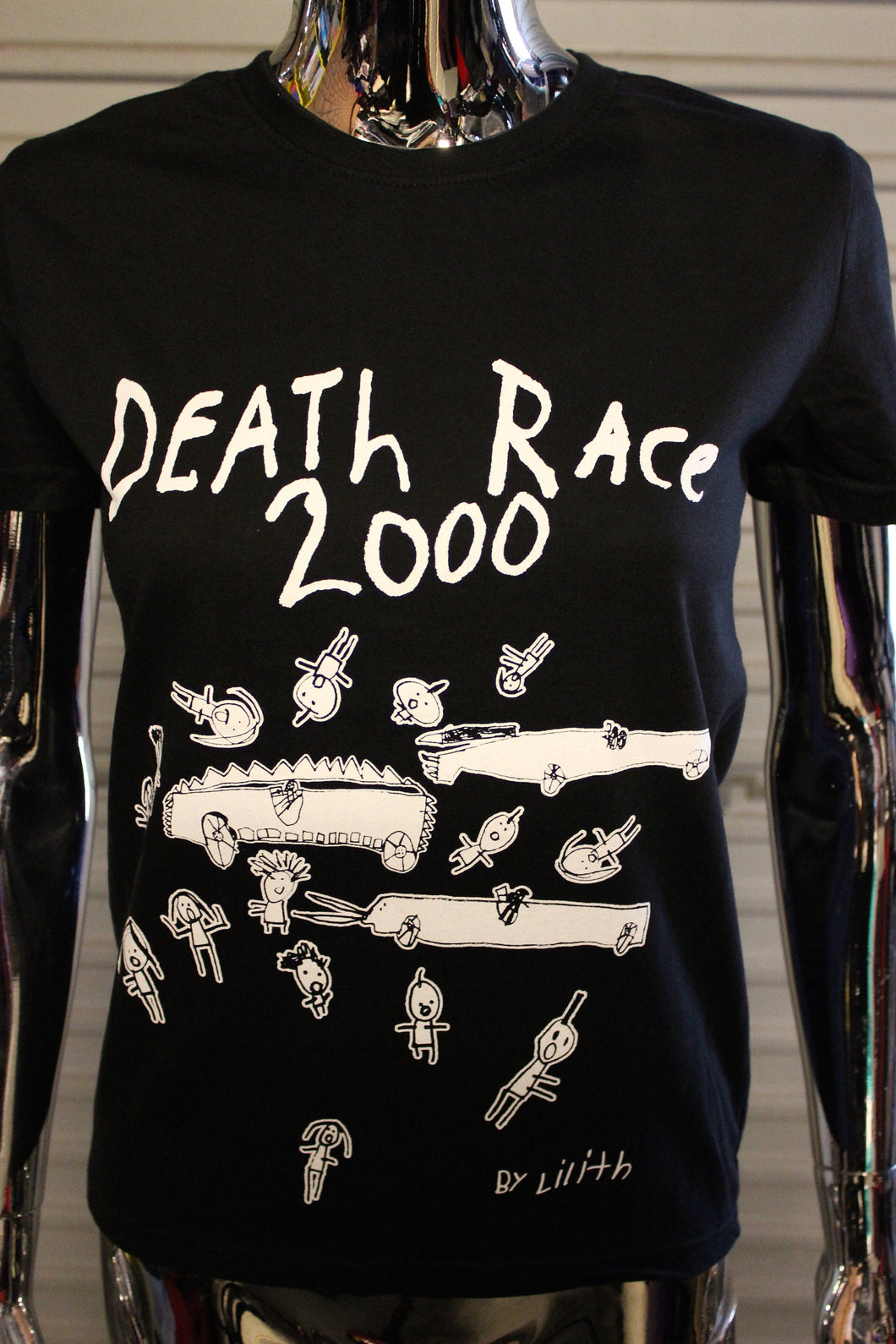 Women's Death Race 2000 by Lilith t-shirt
