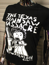 Load image into Gallery viewer, Women&#39;s Texas Chainsaw Massacre by Lilith T-shirt
