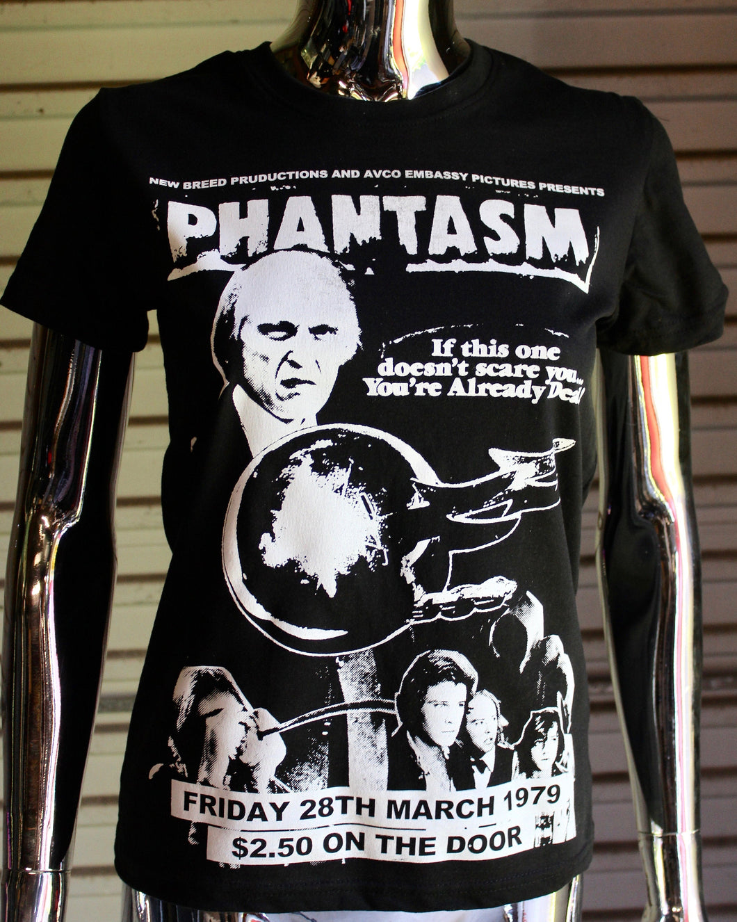 Women's Phantasm DIY Punk Flyer  t-shirt
