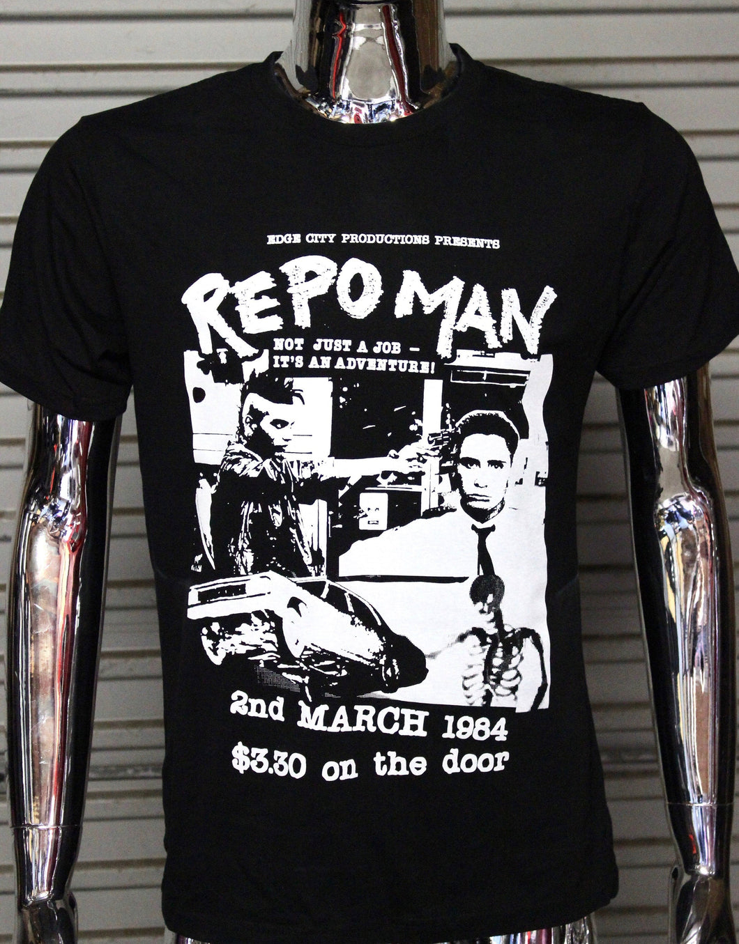 Repo Man DIY Punk Flyer T-shirt