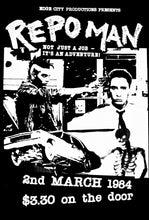 Load image into Gallery viewer, Repo Man DIY Punk Flyer T-shirt
