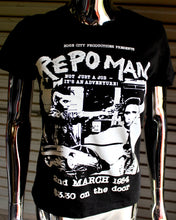 Load image into Gallery viewer, Women&#39;s Repo Man DIY Punk Flyer T-shirt
